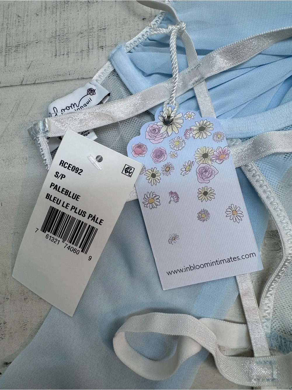 In Bloom by Jonquil Rachel Open Bow Teddy bodysuit nwr size small